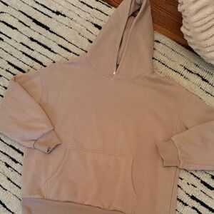 Cozy Tan Hoodie Sweatshirt